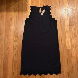 J Crew NWT navy cotton dress - size XS